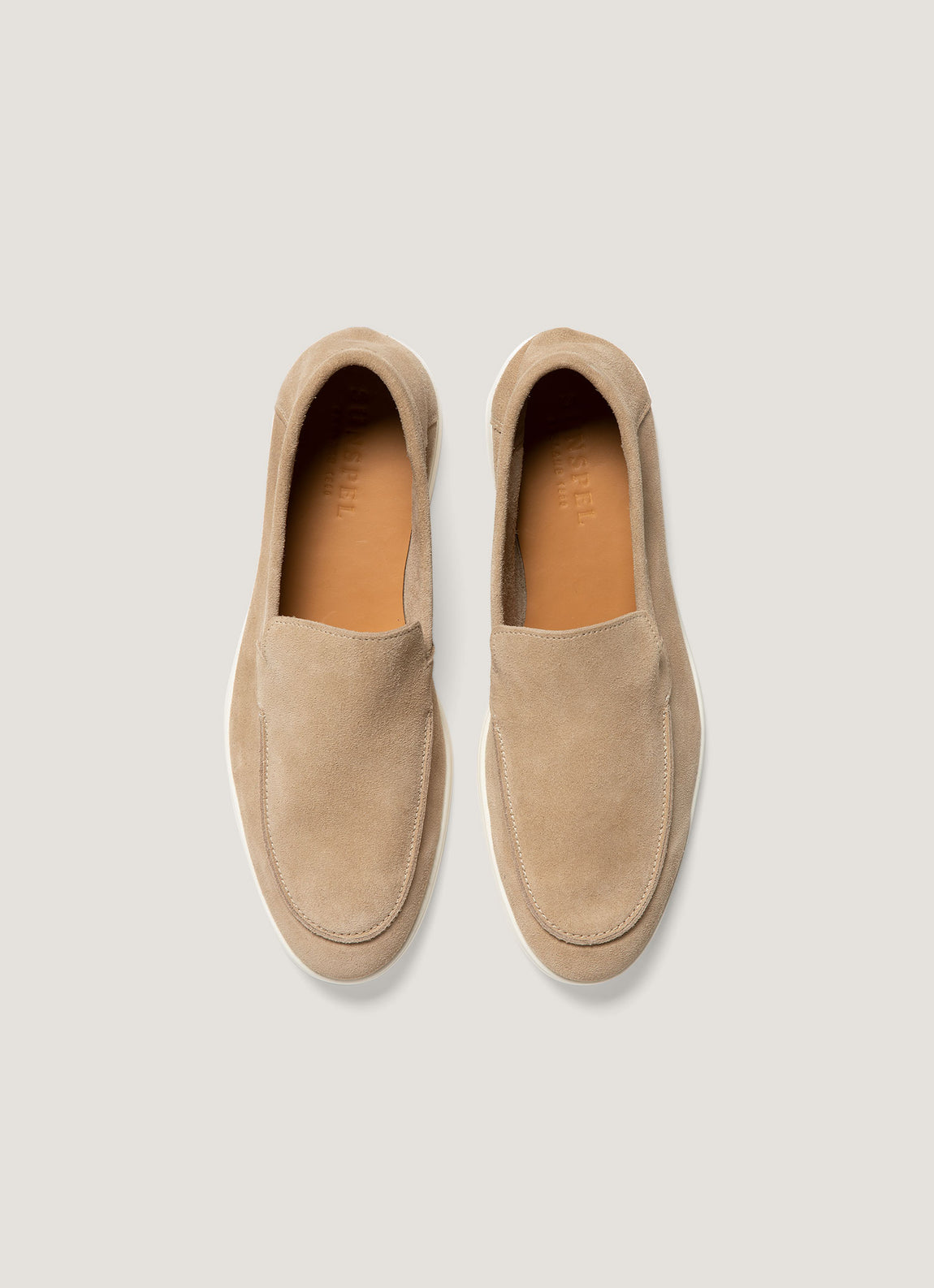 Men's Suede Loafer in Sand