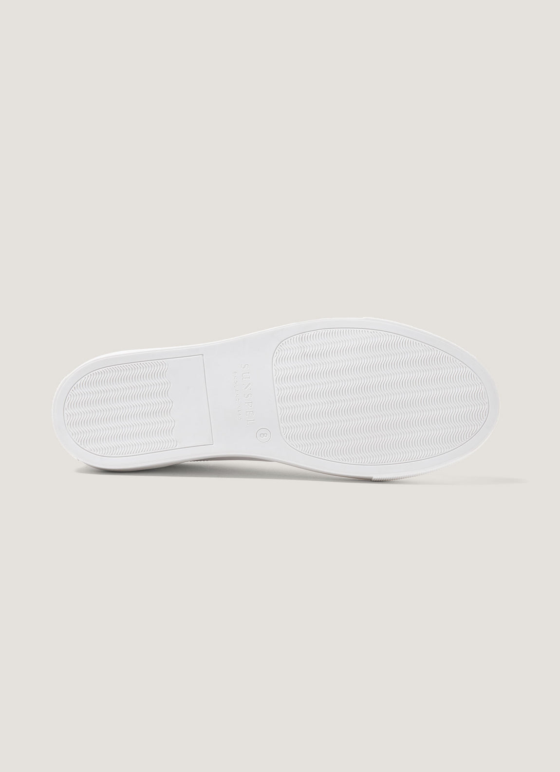 Men's Leather Tennis Shoe in White