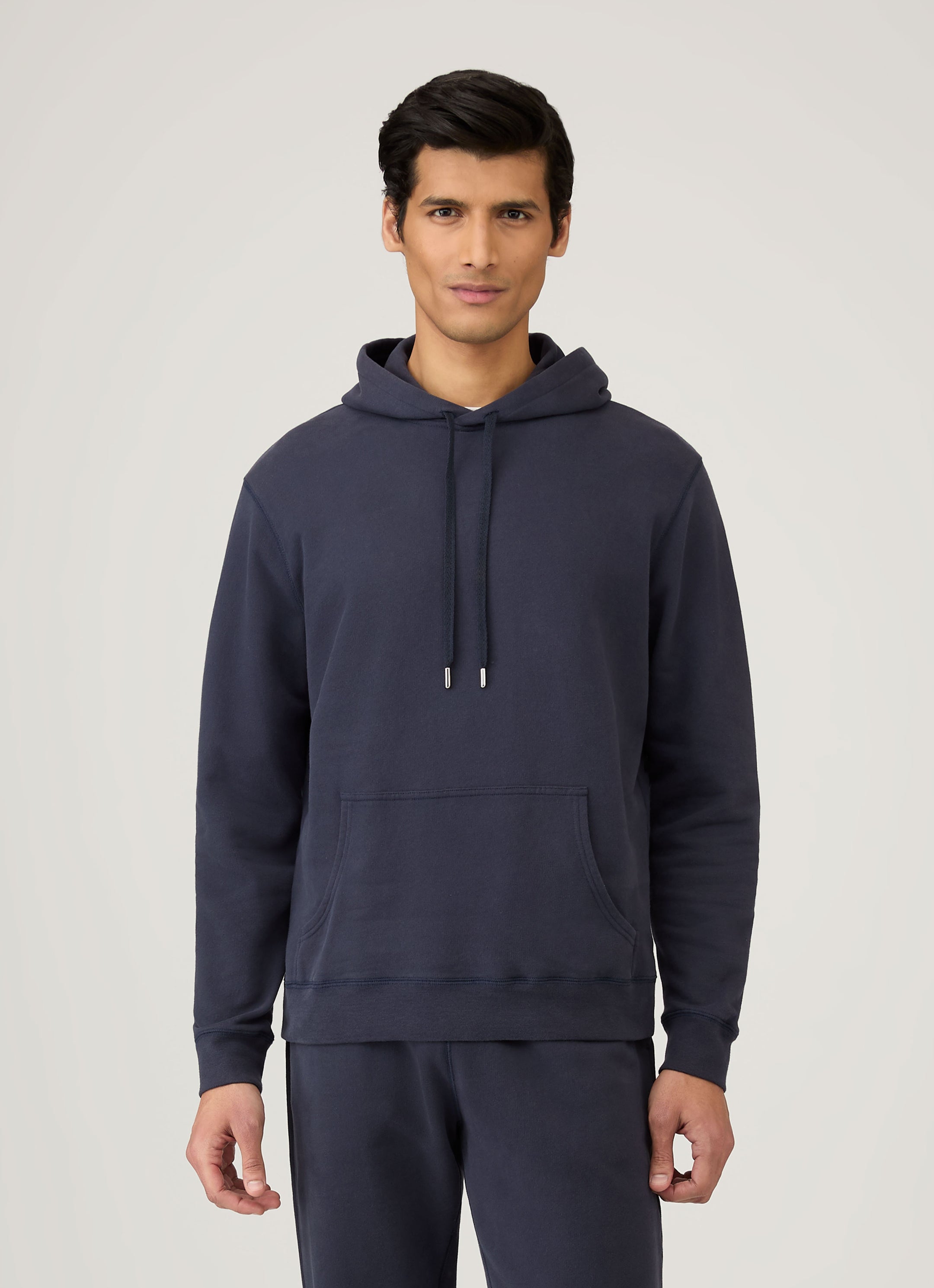 Men's Loopback Hoodie in Navy