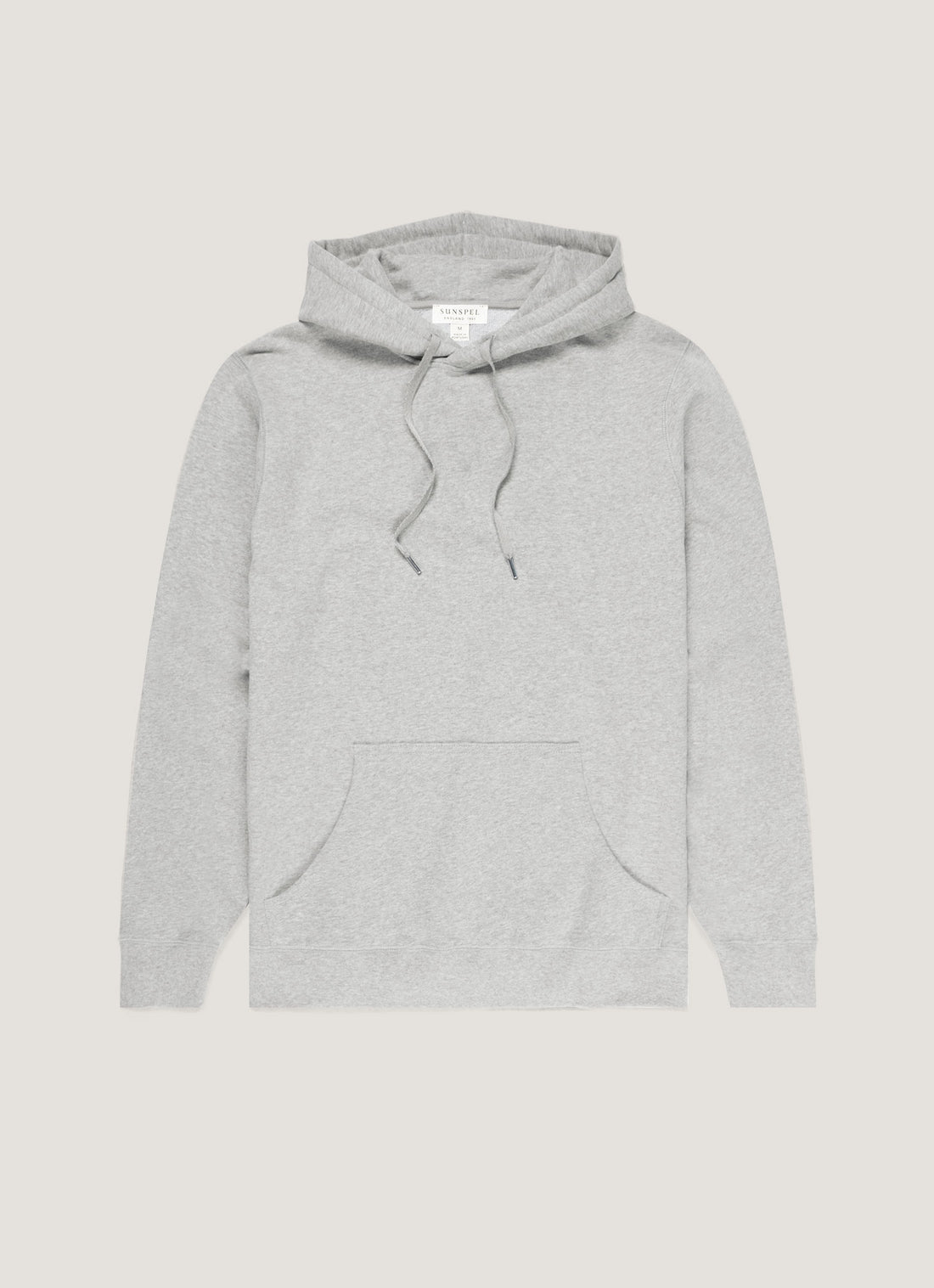 Men's Loopback Hoodie in Grey Melange