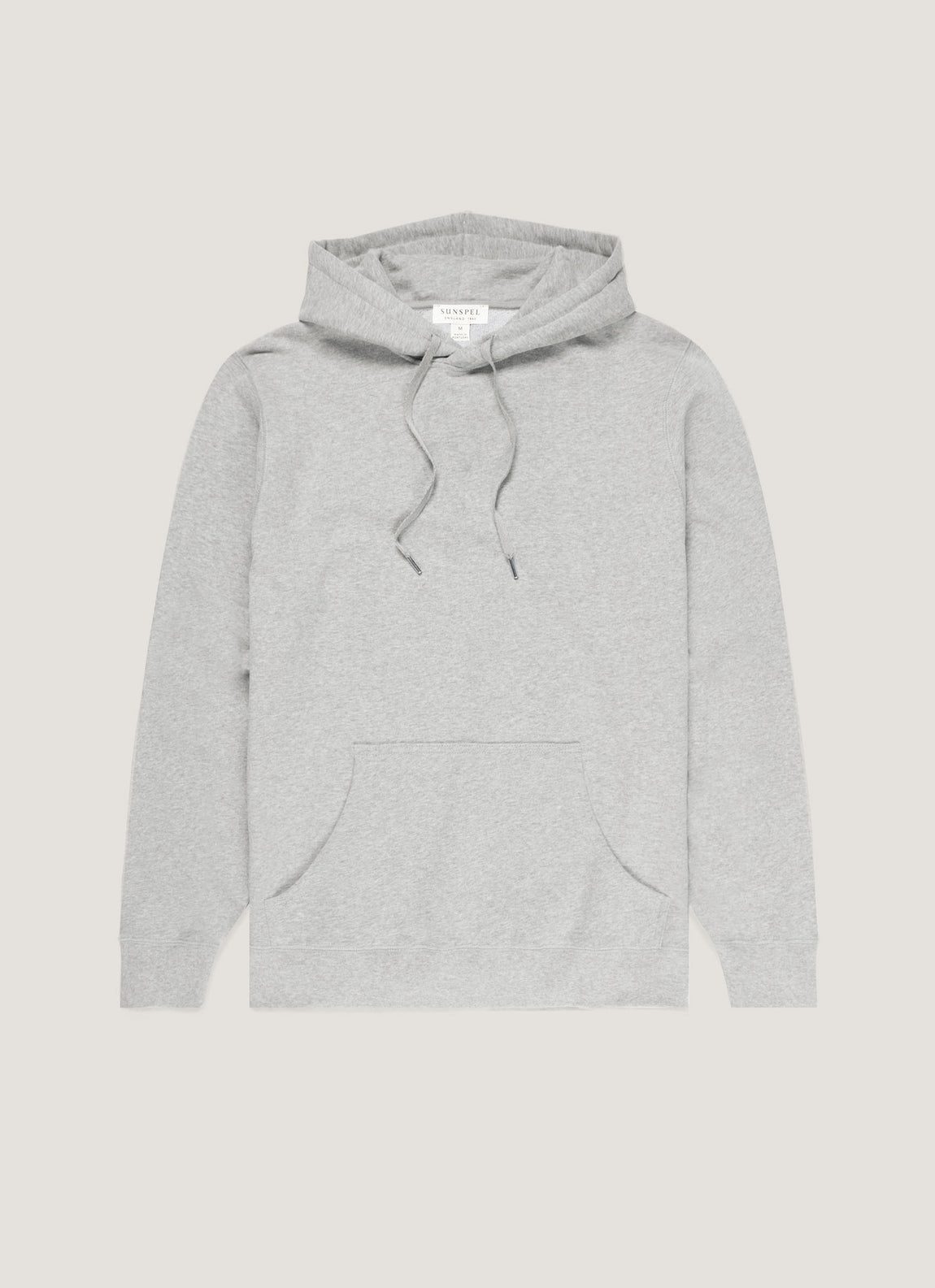 Men's Loopback Hoodie in Grey Melange