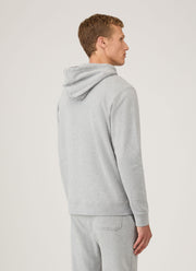 Men's Loopback Hoodie in Grey Melange