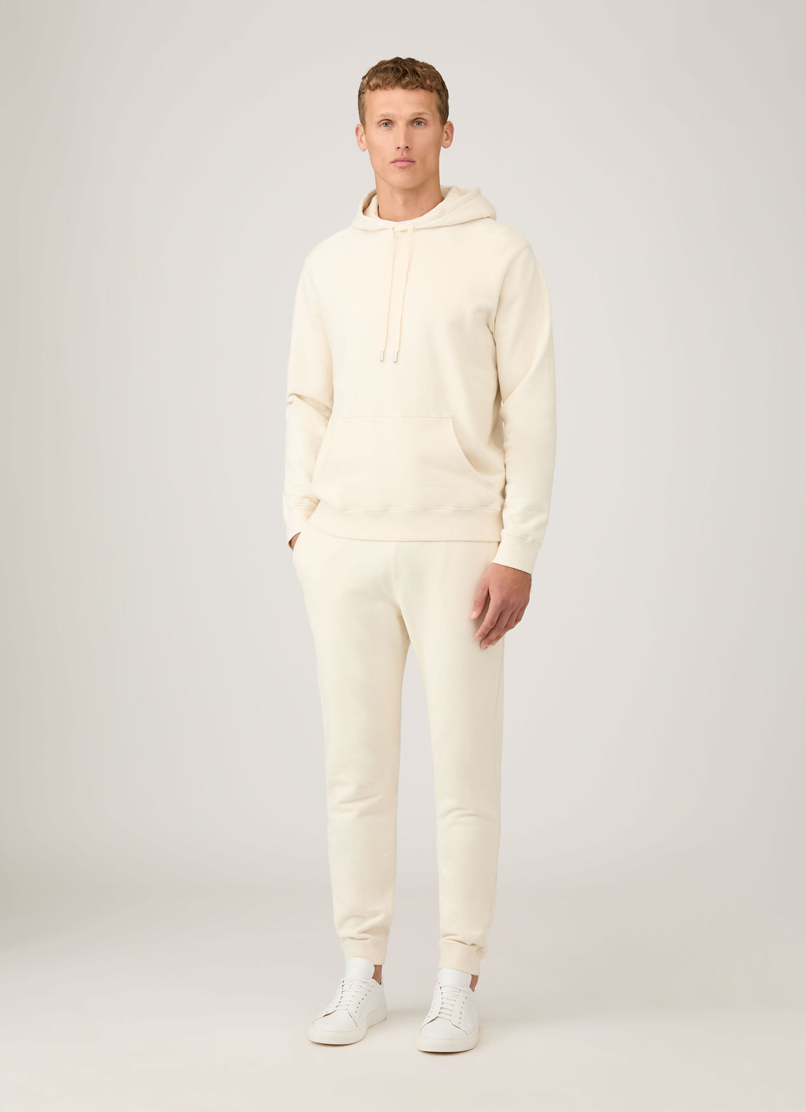 Men's Undyed Loopback Hoodie in Undyed