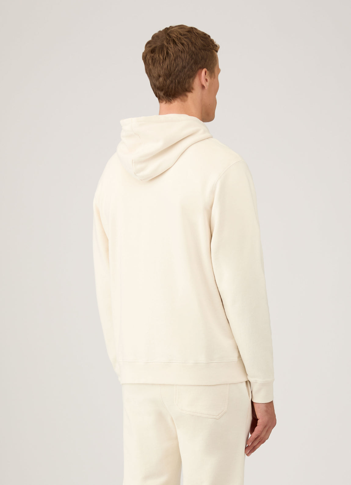 Men's Undyed Loopback Hoodie in Undyed