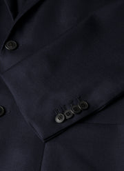 Men's Lightweight Travel Wool Blazer in Navy