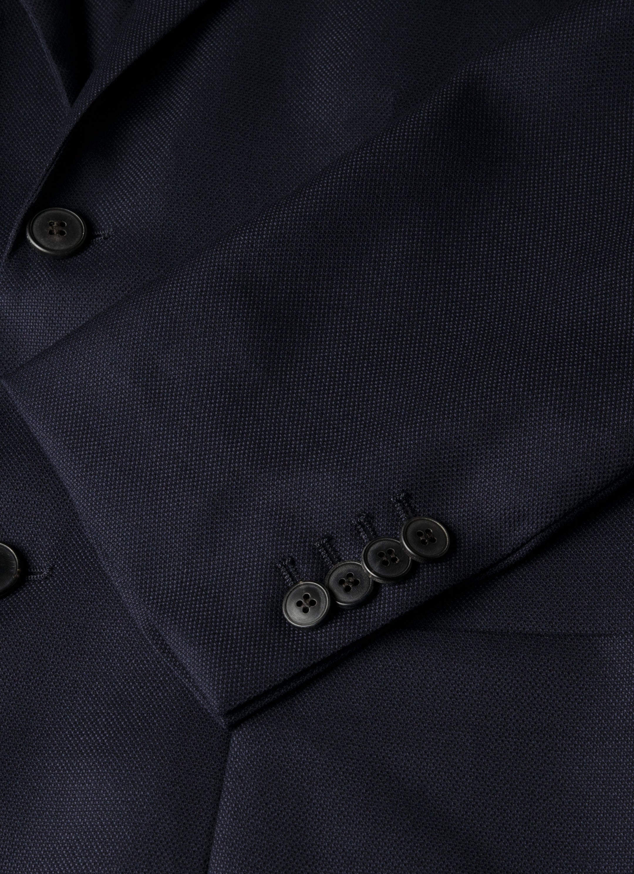 Men's Lightweight Travel Wool Blazer in Navy