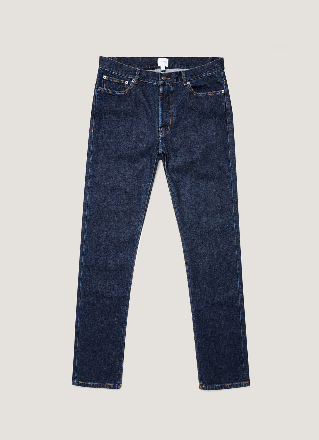 Men's Slim Fit Jeans in Rinse Wash Denim