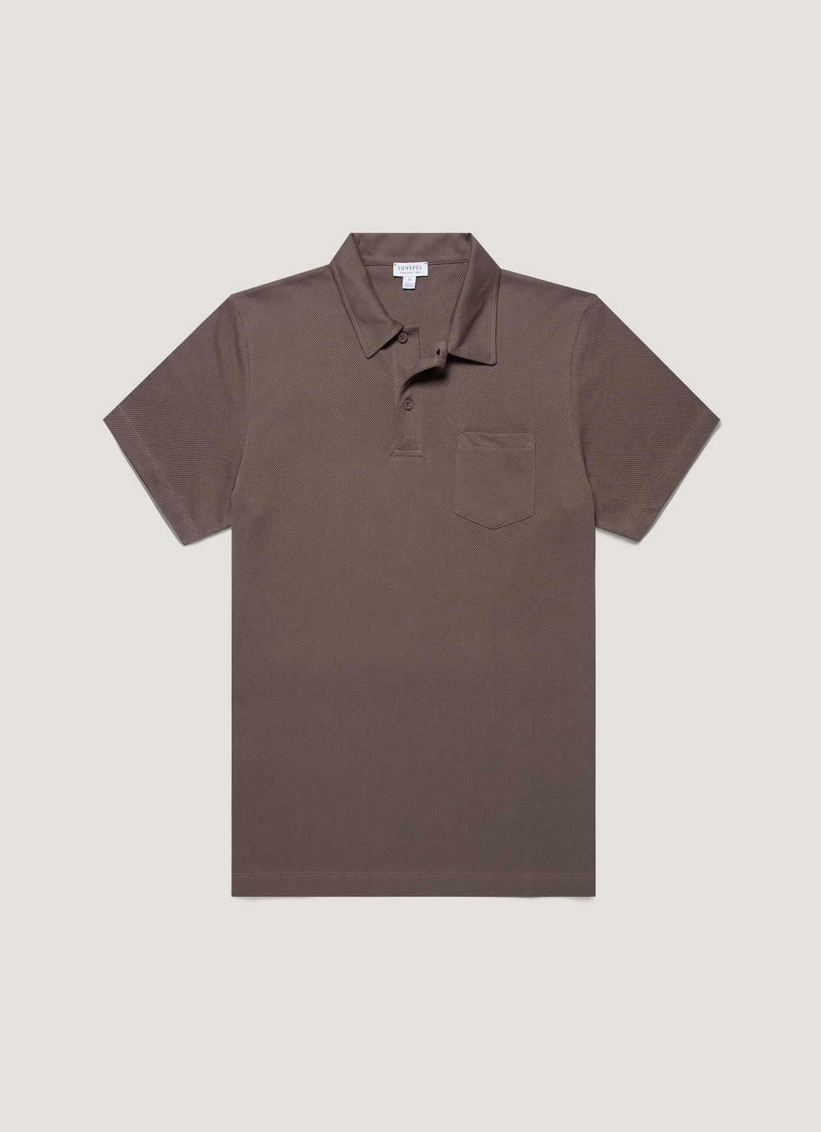 Men's Riviera Polo Shirt in Walnut