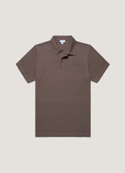 Men's Riviera Polo Shirt in Walnut