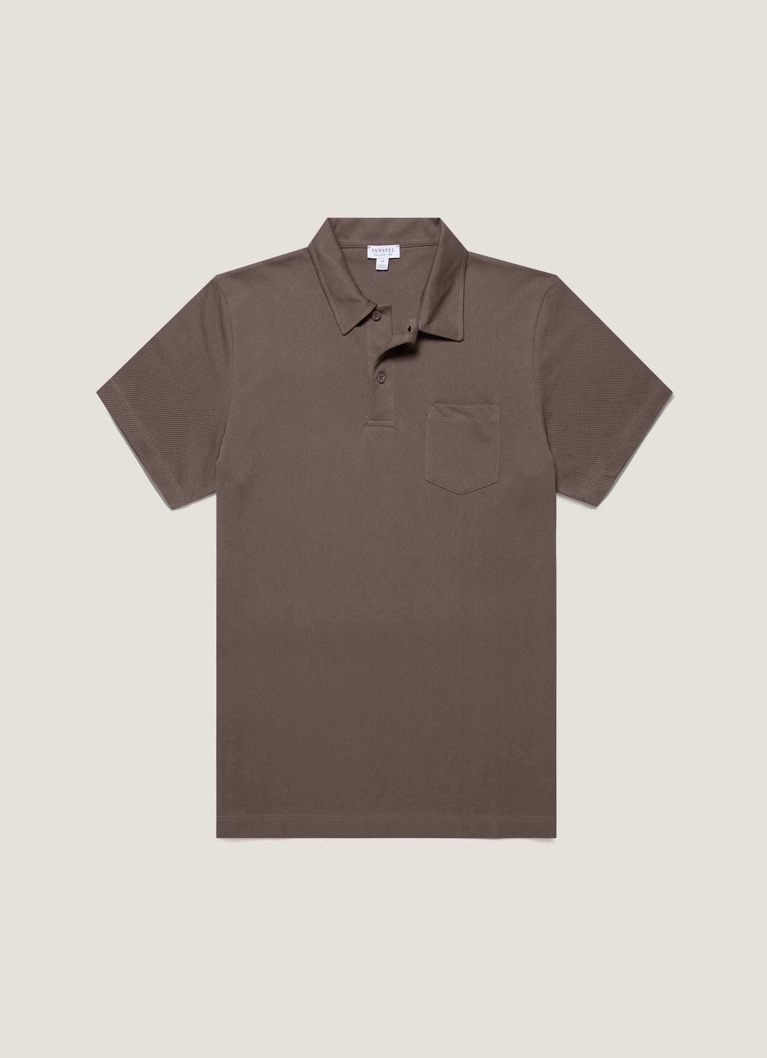 Men's Riviera Polo Shirt in Walnut