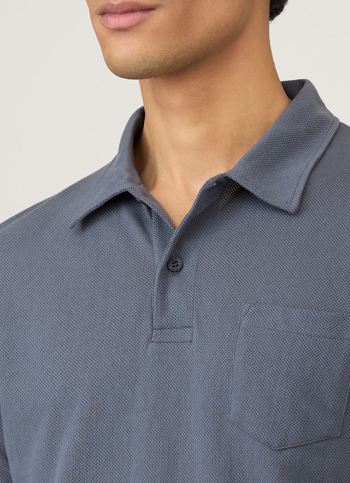 Men's Riviera Polo Shirt in Slate Blue