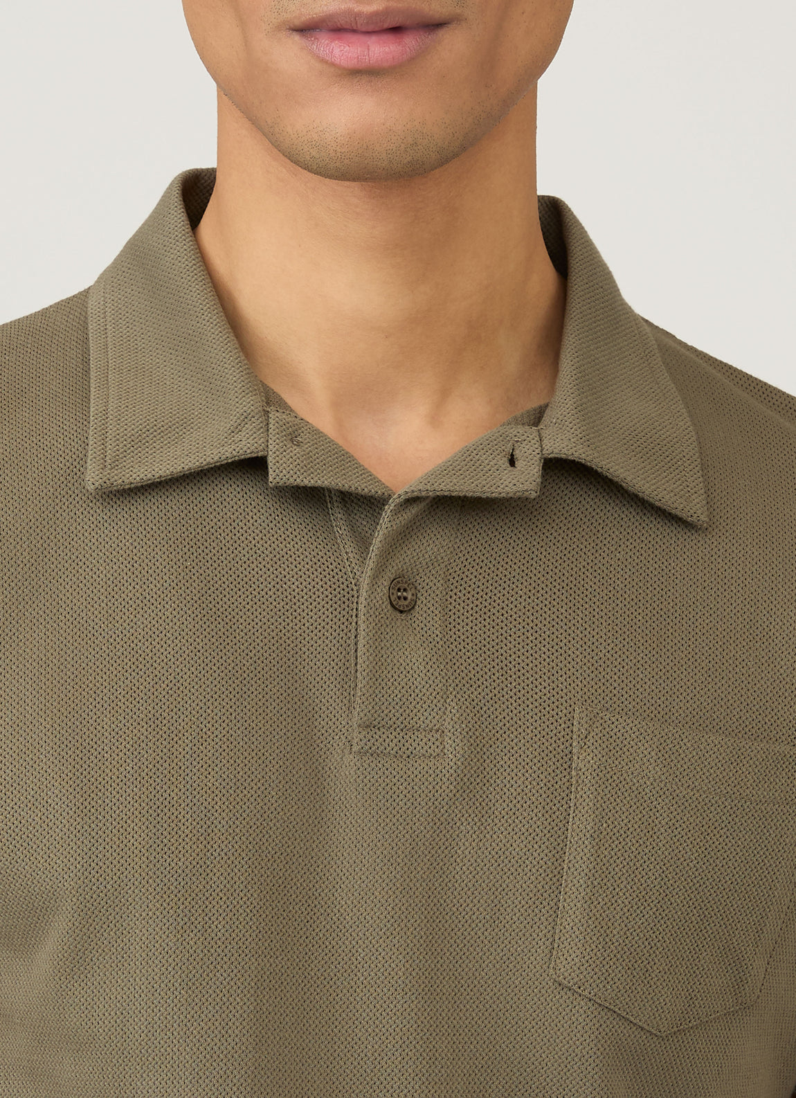 Men's Riviera Polo Shirt in Khaki