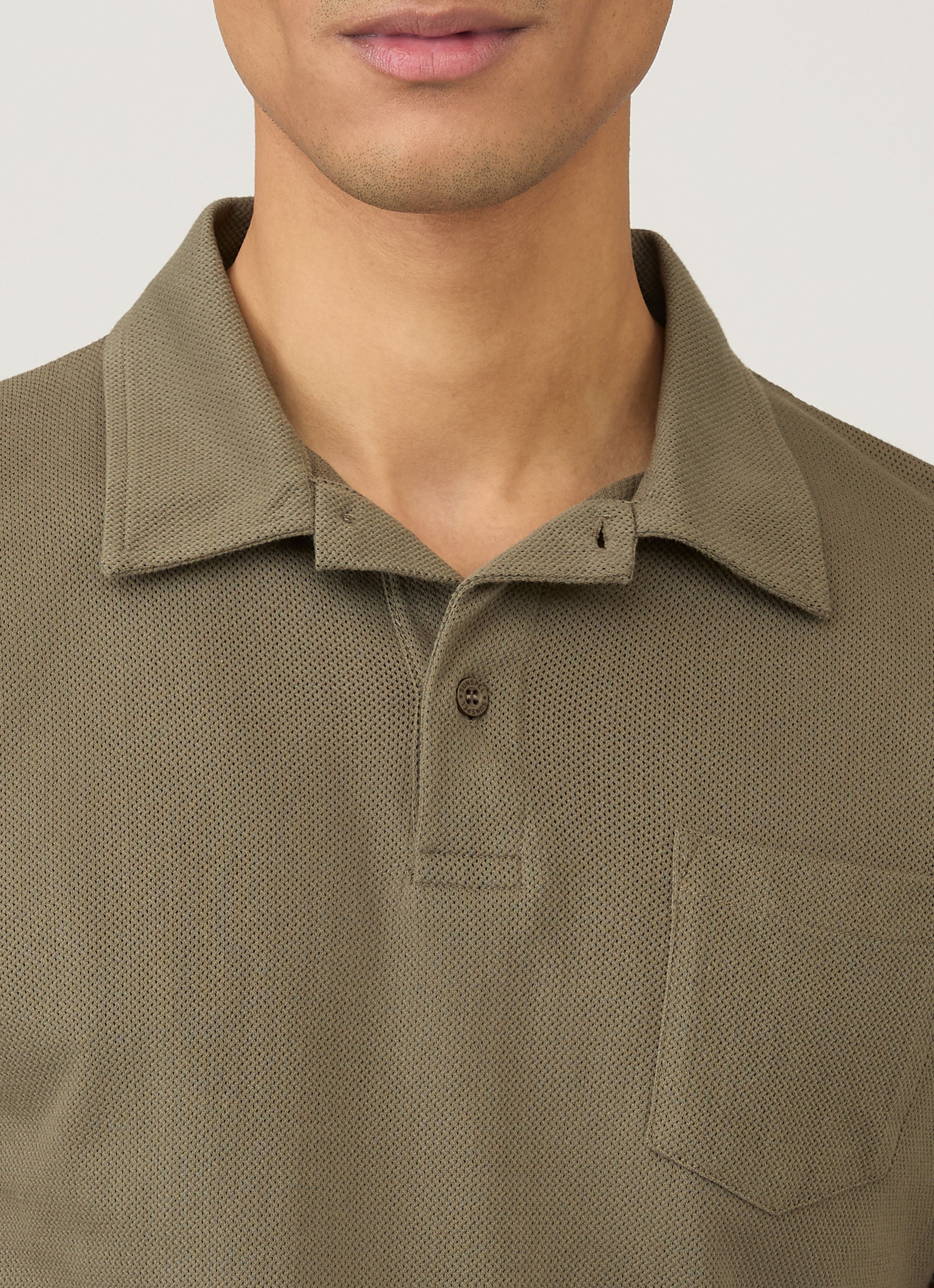 Men's Riviera Polo Shirt in Khaki