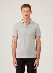 Men's Riviera Polo Shirt in Grey Melange