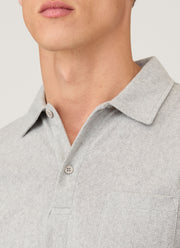 Men's Riviera Polo Shirt in Grey Melange