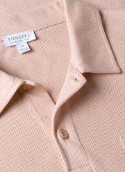 Men's Riviera Polo Shirt in Pale Pink