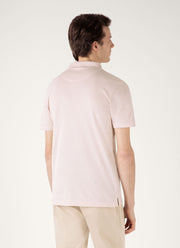 Men's Riviera Polo Shirt in Pastel Pink