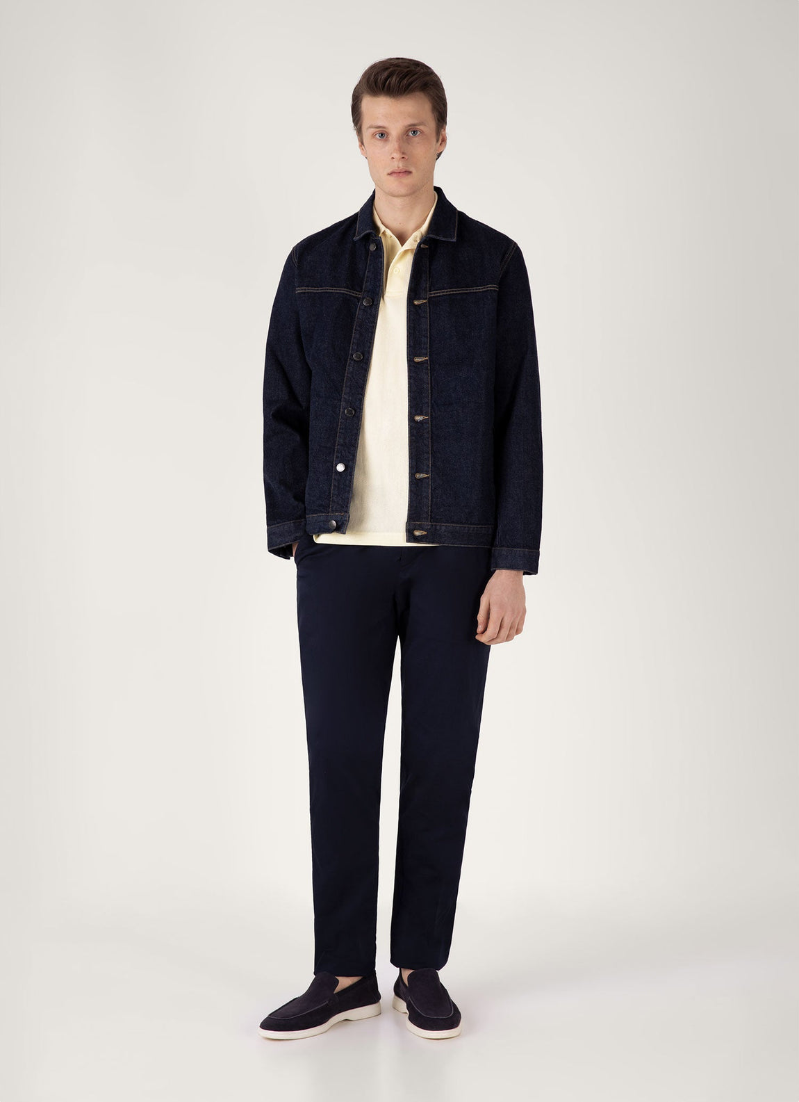 Men's Riviera Polo Shirt in Buttermilk