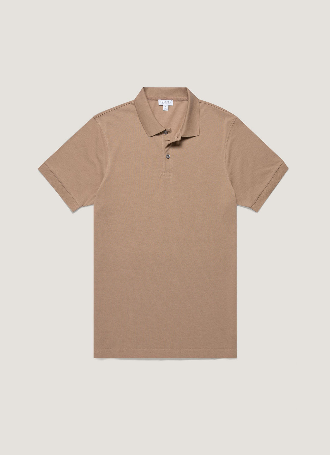 Men's Piqué Polo Shirt in Dune