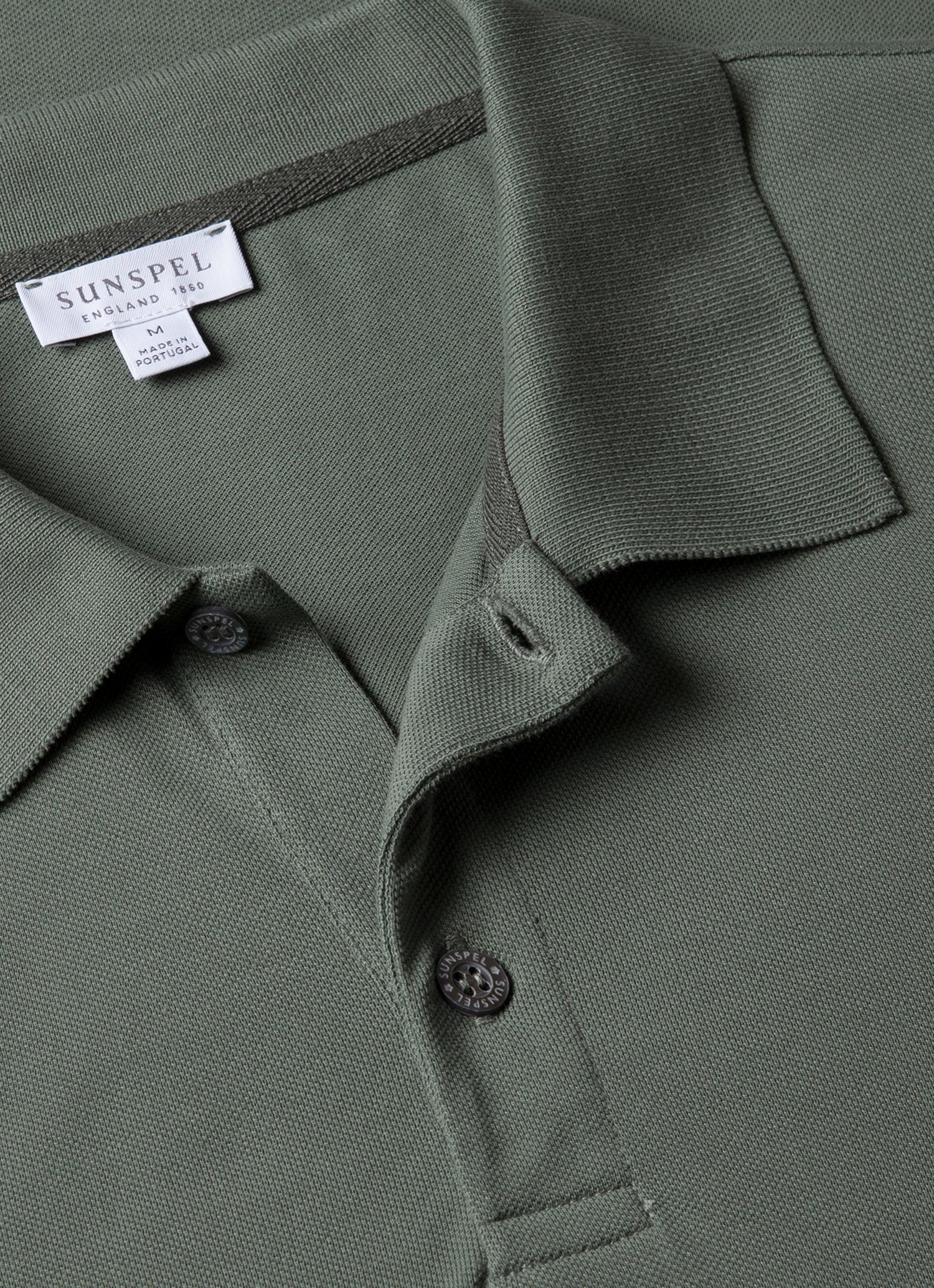 Men's Piqué Polo Shirt in Dusk Green