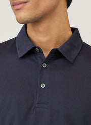 Men's Jersey Classic Polo Shirt in Navy