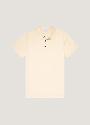 Men's Sea Island Cotton Polo Shirt in Undyed