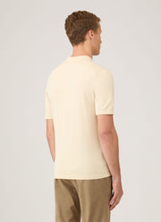 Men's Sea Island Cotton Polo Shirt in Undyed
