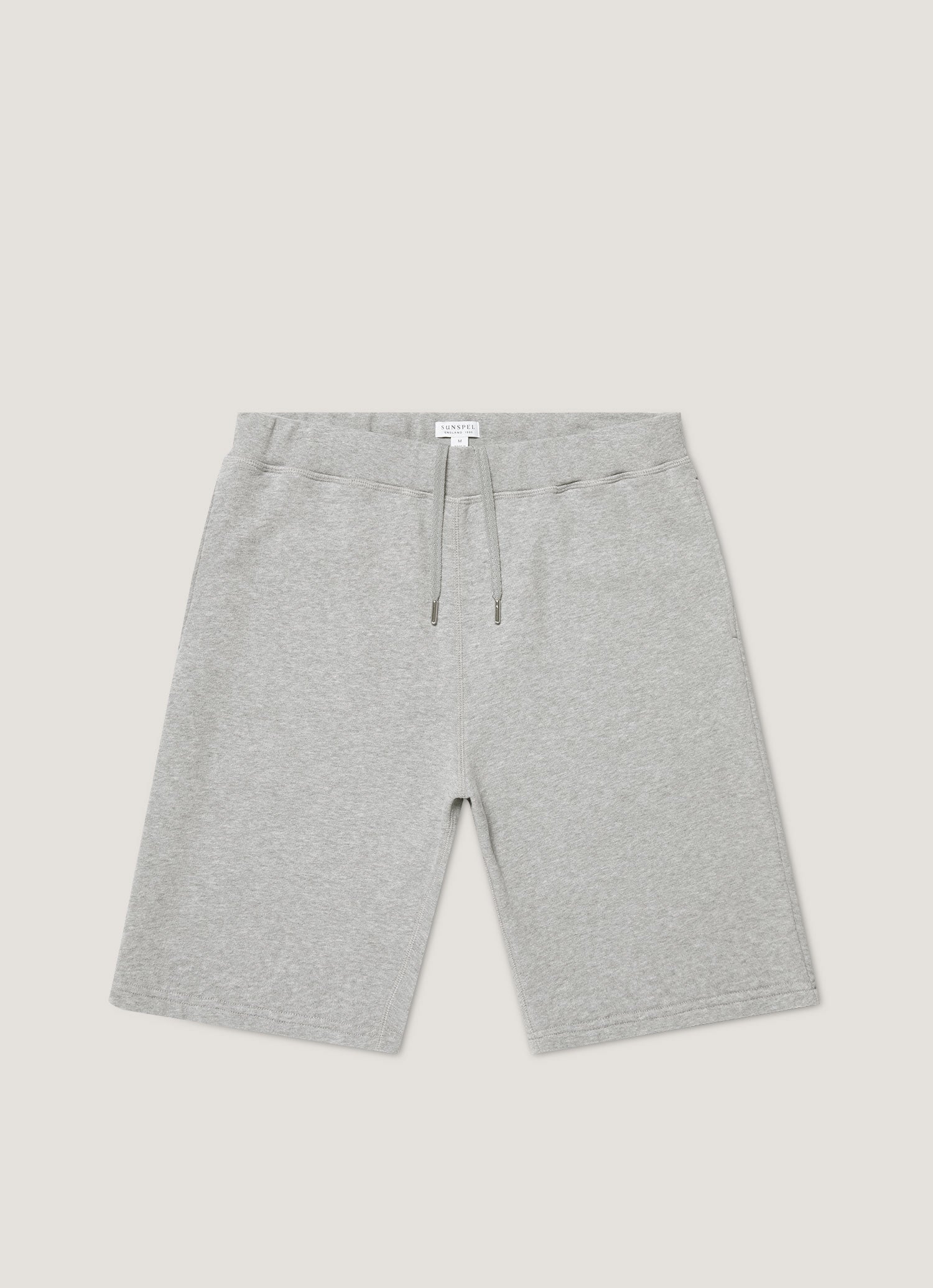 Men's Loopback Shorts in Grey Melange