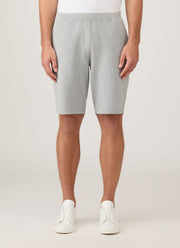 Men's Loopback Shorts in Grey Melange