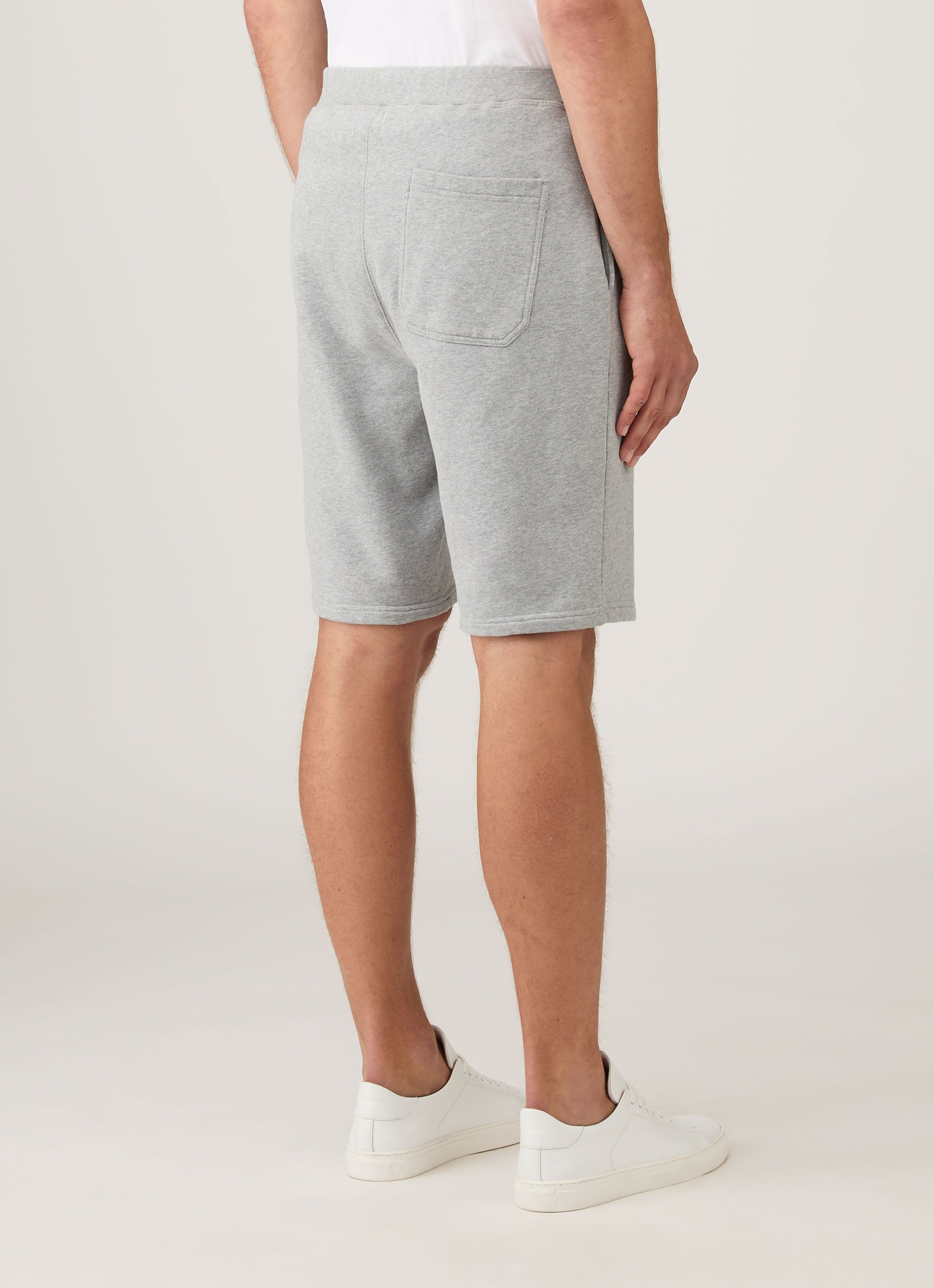 Men's Loopback Shorts in Grey Melange