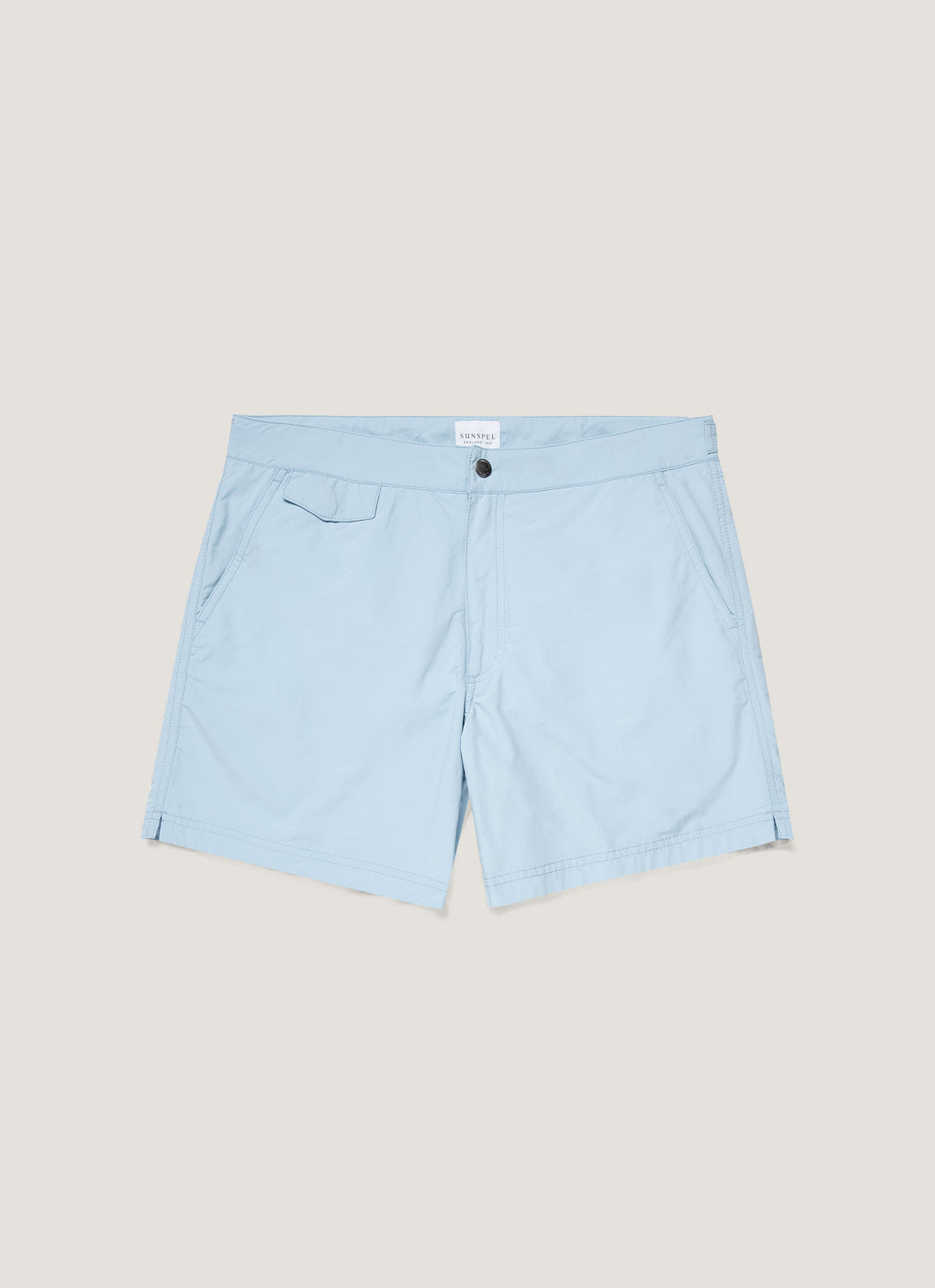 Men's Tailored Swim Short in Light Blue