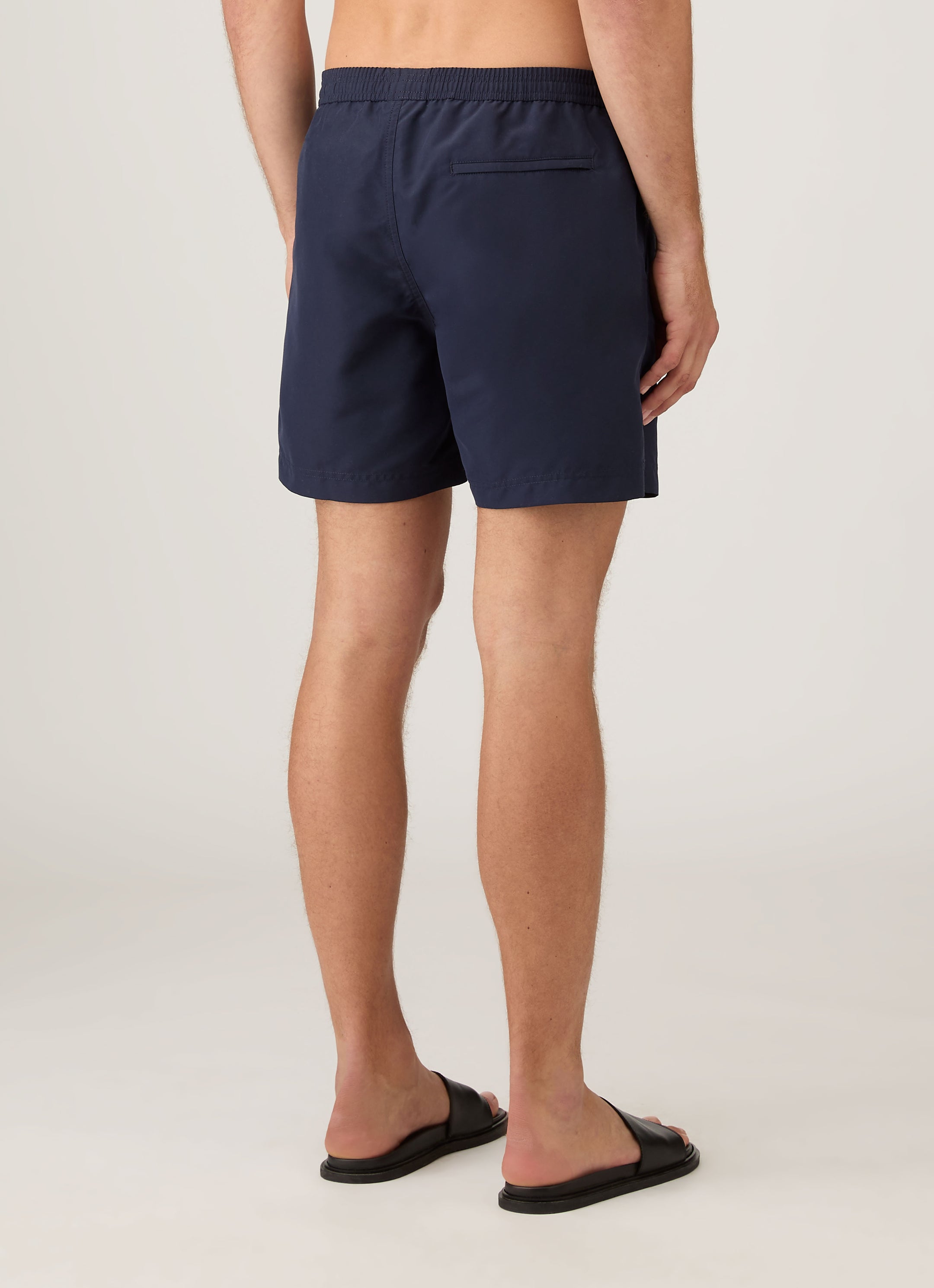 Men's Drawstring Swim Shorts in Navy