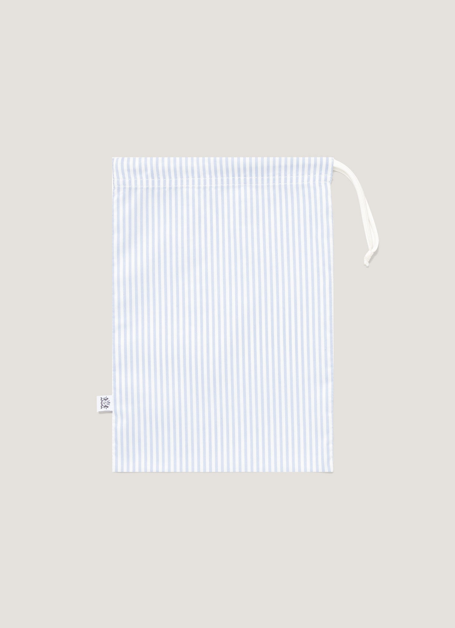 Men's Drawstring Swim Shorts in White/Cool Blue