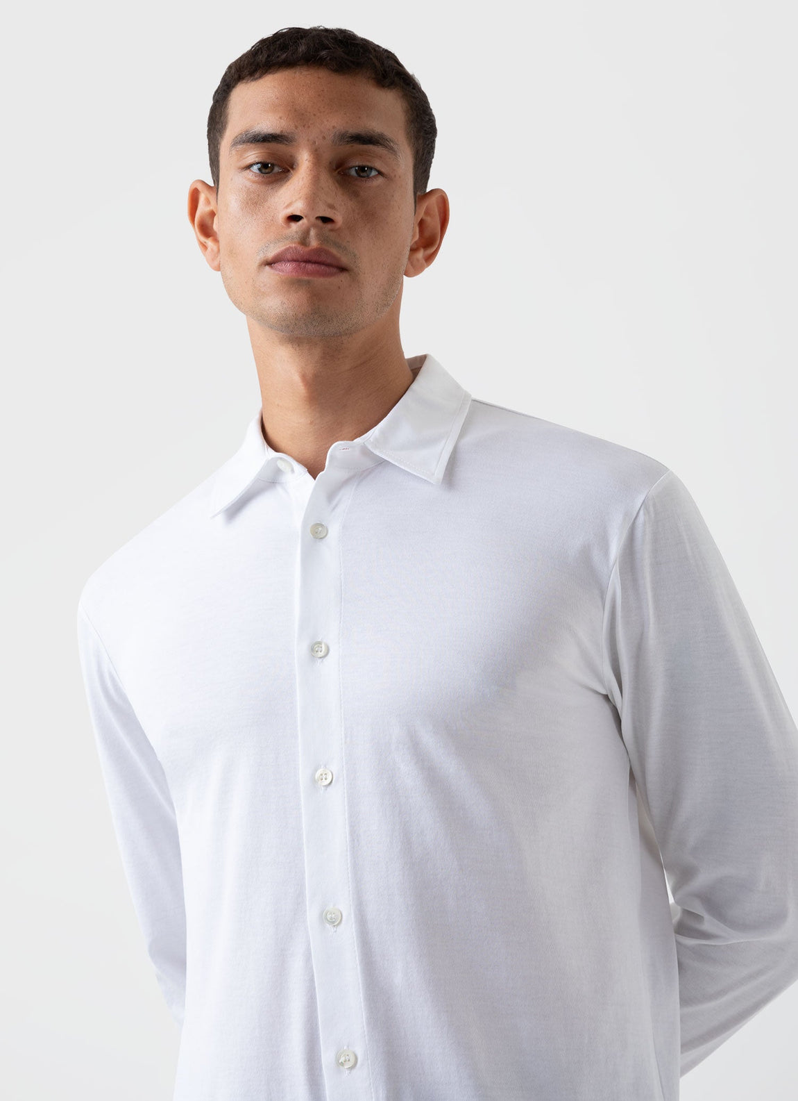 Men's Jersey Shirt in White