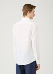 Men's Linen Shirt in White