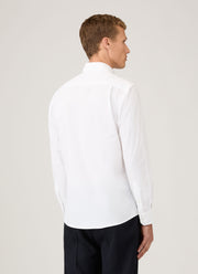 Men's Sea Island Cotton Shirt in White