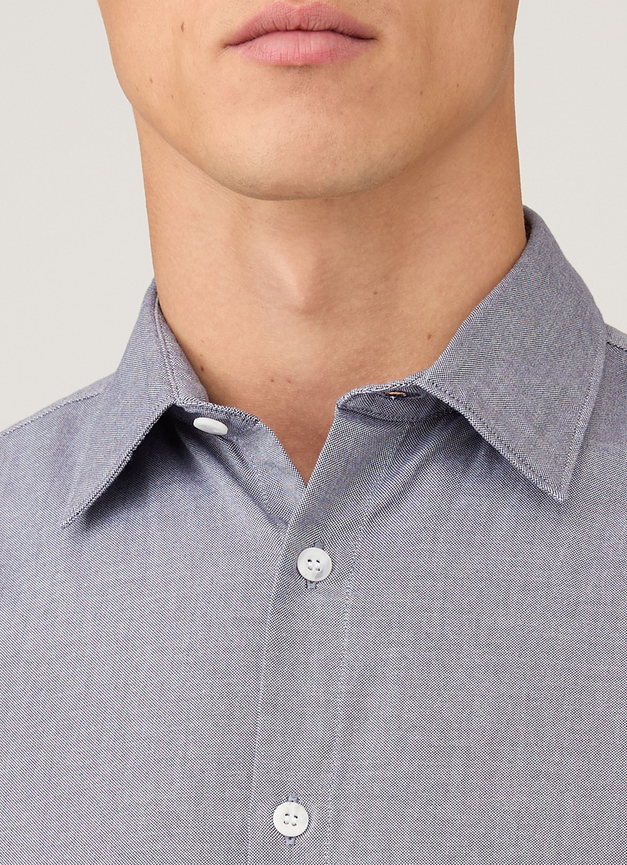Men's Oxford Shirt in Dark Blue