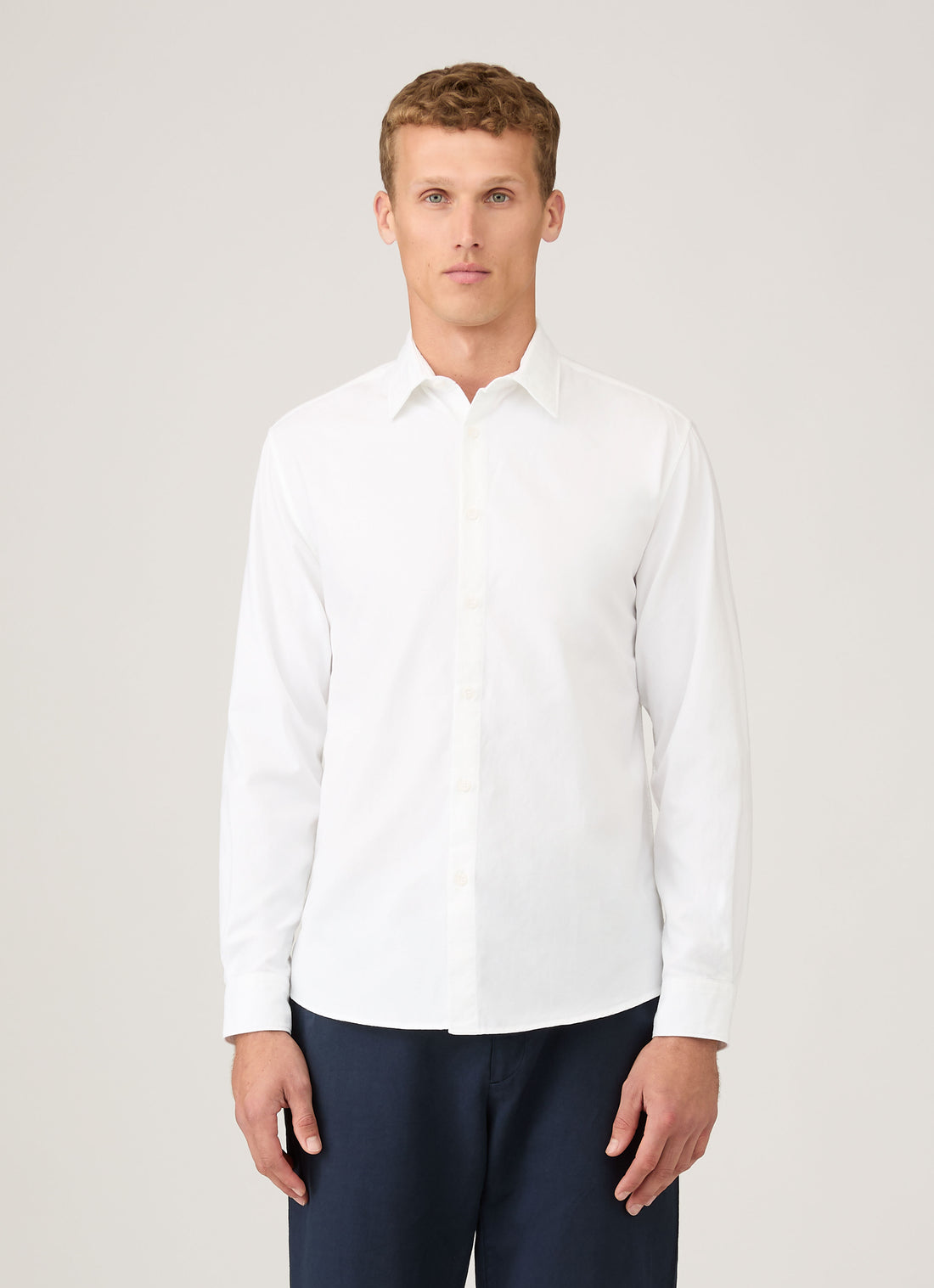 Men's Oxford Shirt in White