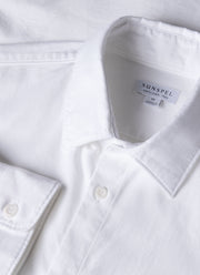 Men's Oxford Shirt in White