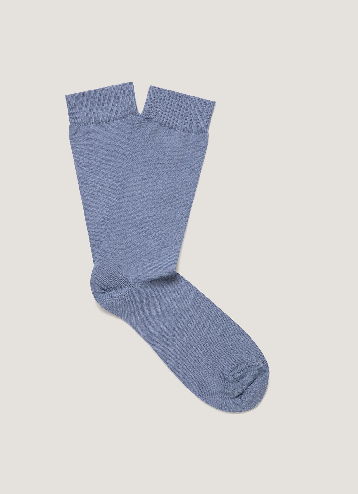 Men's Cotton Socks in Vintage Blue