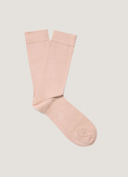 Men's Cotton Socks in Pale Pink