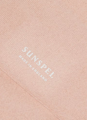 Men's Cotton Socks in Pale Pink