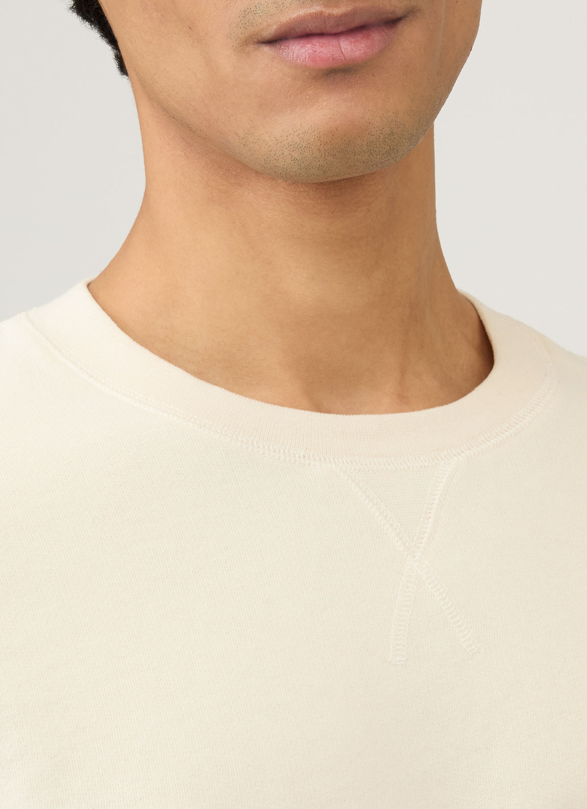 Men's Undyed Loopback Sweatshirt in Undyed