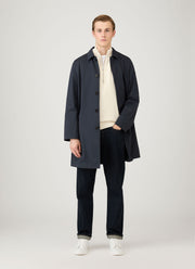 Men's Undyed Half Zip Loopback Sweatshirt in Undyed