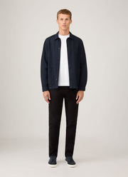 Men's Cotton Drill 5 Pocket Trouser in Black