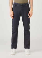 Men's Cotton Drill 5 Pocket Trouser in Navy