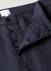 Men's Cotton Drill 5 Pocket Trouser in Navy