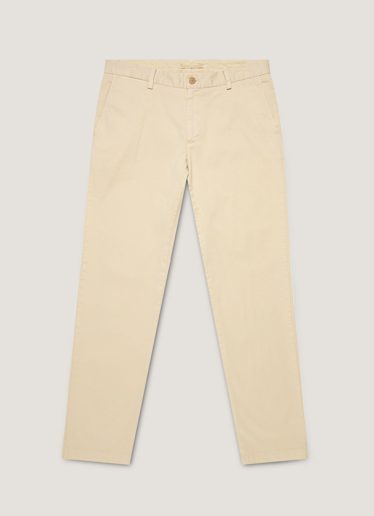 Men's Slim Fit Chino in Light Stone