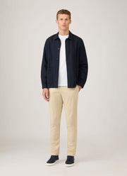 Men's Slim Fit Chino in Light Stone