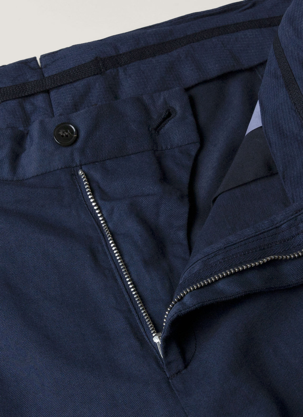 Men's Cotton Linen Trouser in Navy